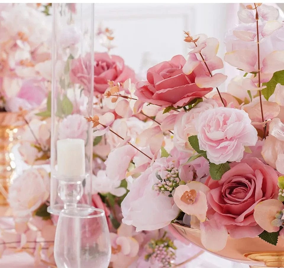 WeddingStory Shop Charming Pink Wedding Centerpiece Decor - Floral Table Decoration