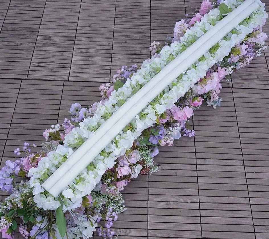 WeddingStory Shop Event Decor Multicolor Rose & Baby's Breath Decor Runner