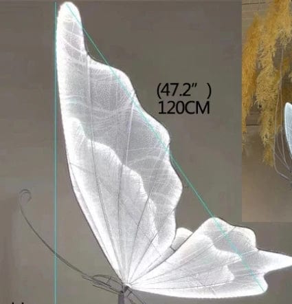 WeddingStory Shop Warm Light / US Plug / Diameter 120cm|CHINA Ceiling LED Butterflies decoration