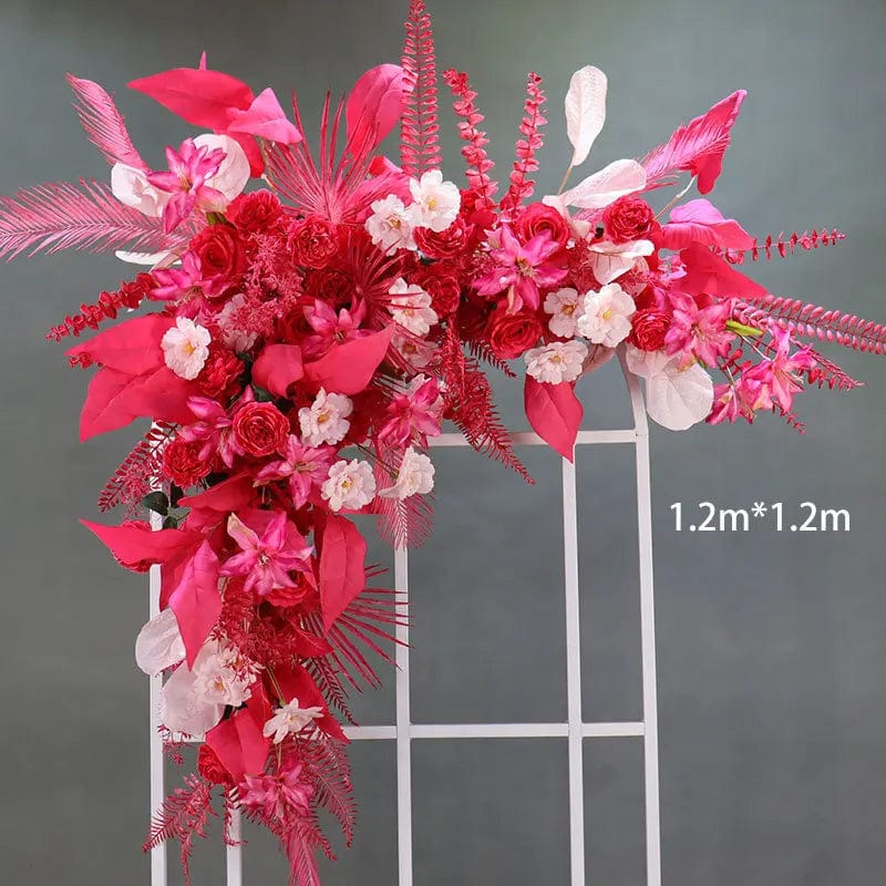 Transform Your Wedding with Elegant Silk Flower Arch Decor