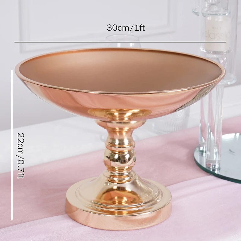 WeddingStory Shop 30x22cm candleholder Charming Pink Wedding Centerpiece Decor - Floral Table Decoration