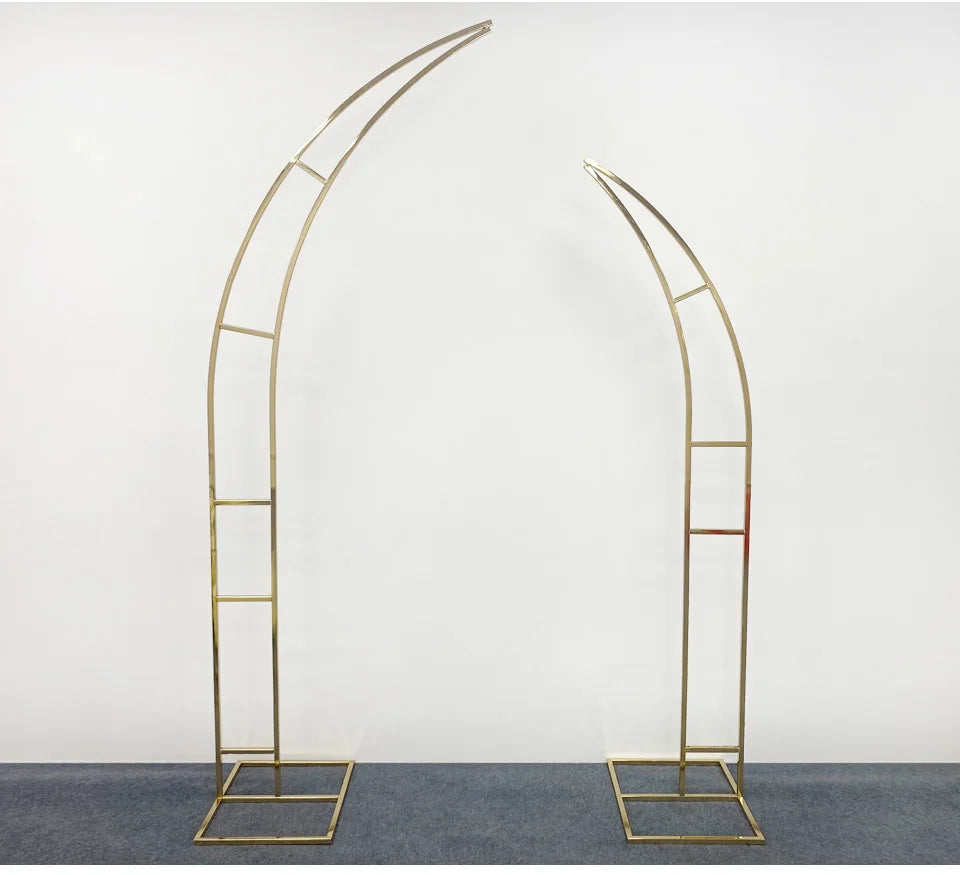 2.4M Gold-Plated Iron Horn Arches