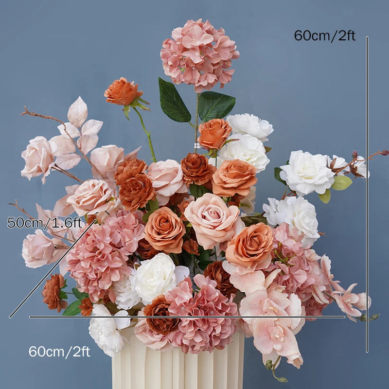 Fall themed wedding backdrop