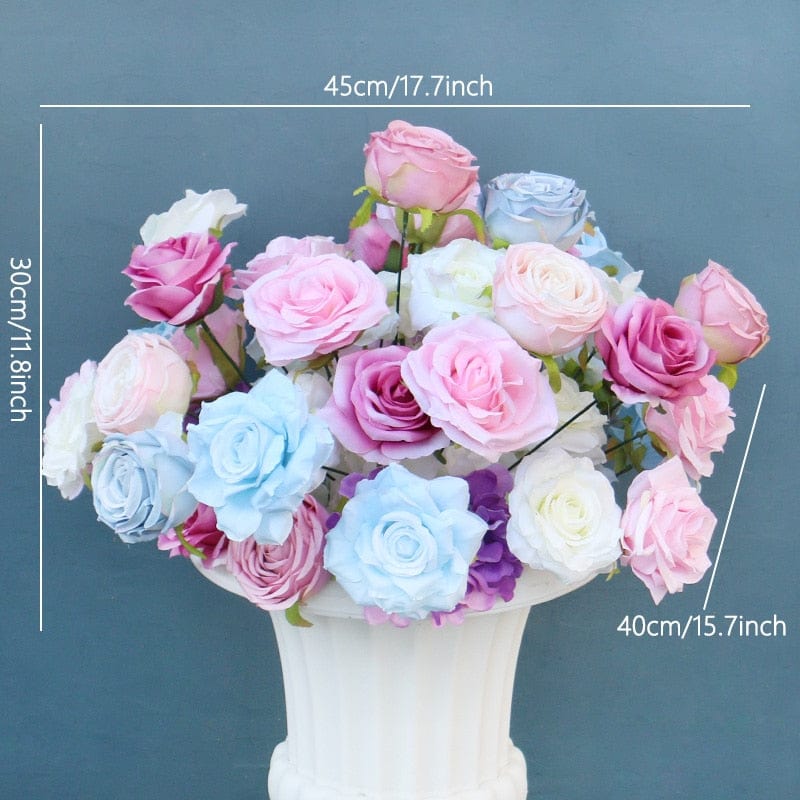WeddingStory Shop Road lead floral Multicolor rose backdrop flowers