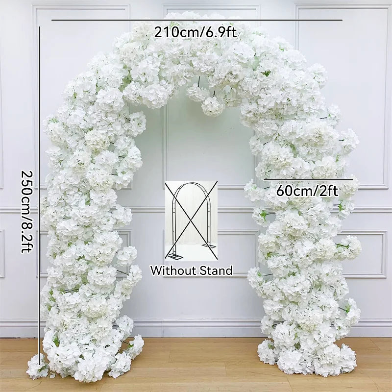 Baby blue Rose Hydrangea Floral Arrangement