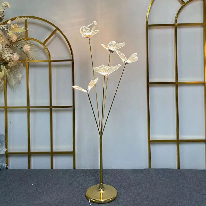 WeddingStory Shop US Plug / H150cm / CHINA Wedding Decoration Lights Road Lead Party Hall Proposal Event Creative Luminous Butterfly Wedding Decor Lamps