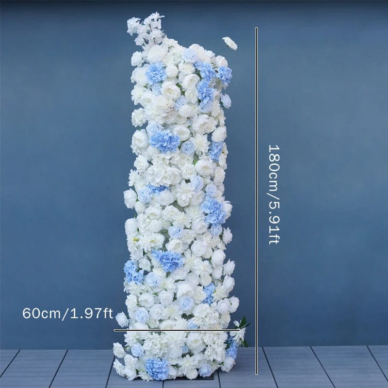 WeddingStory Shop 180x60cm blue Luxury 5D Colorful Wedding Backdrop