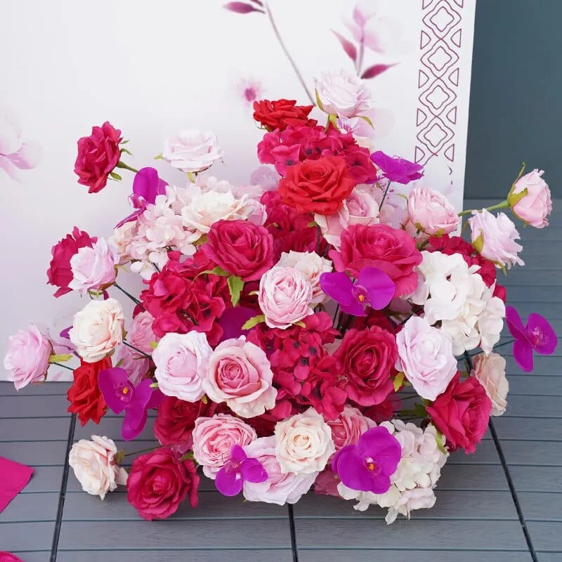 WeddingStory Shop Wedding Backdrop Floral Arrangement  Rose Hydrangea