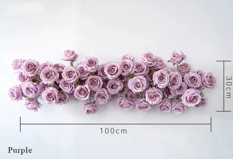 WeddingStory Shop Purple 100x30 Create Your Dream Wedding with Flower Rows - Perfect for Decor and Backdrops!