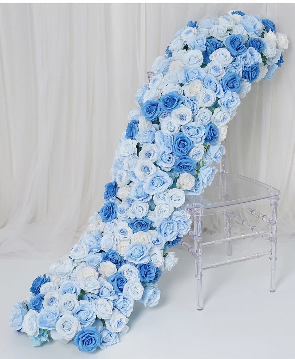 WeddingStory Shop Blue Floral Arrangement with a Stand