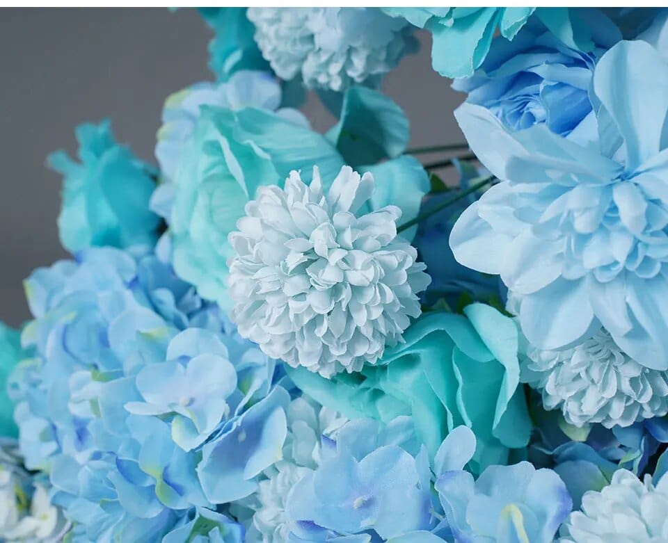 WeddingStory Shop Tiffany Blue Backdrop Decor Floral Arrangement