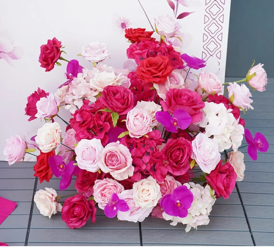 WeddingStory Shop Wedding Backdrop Floral Arrangement Rose Hydrangea