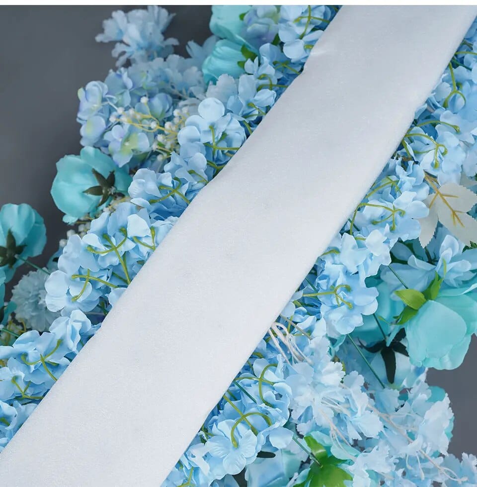 WeddingStory Shop Tiffany Blue Backdrop Decor Floral Arrangement