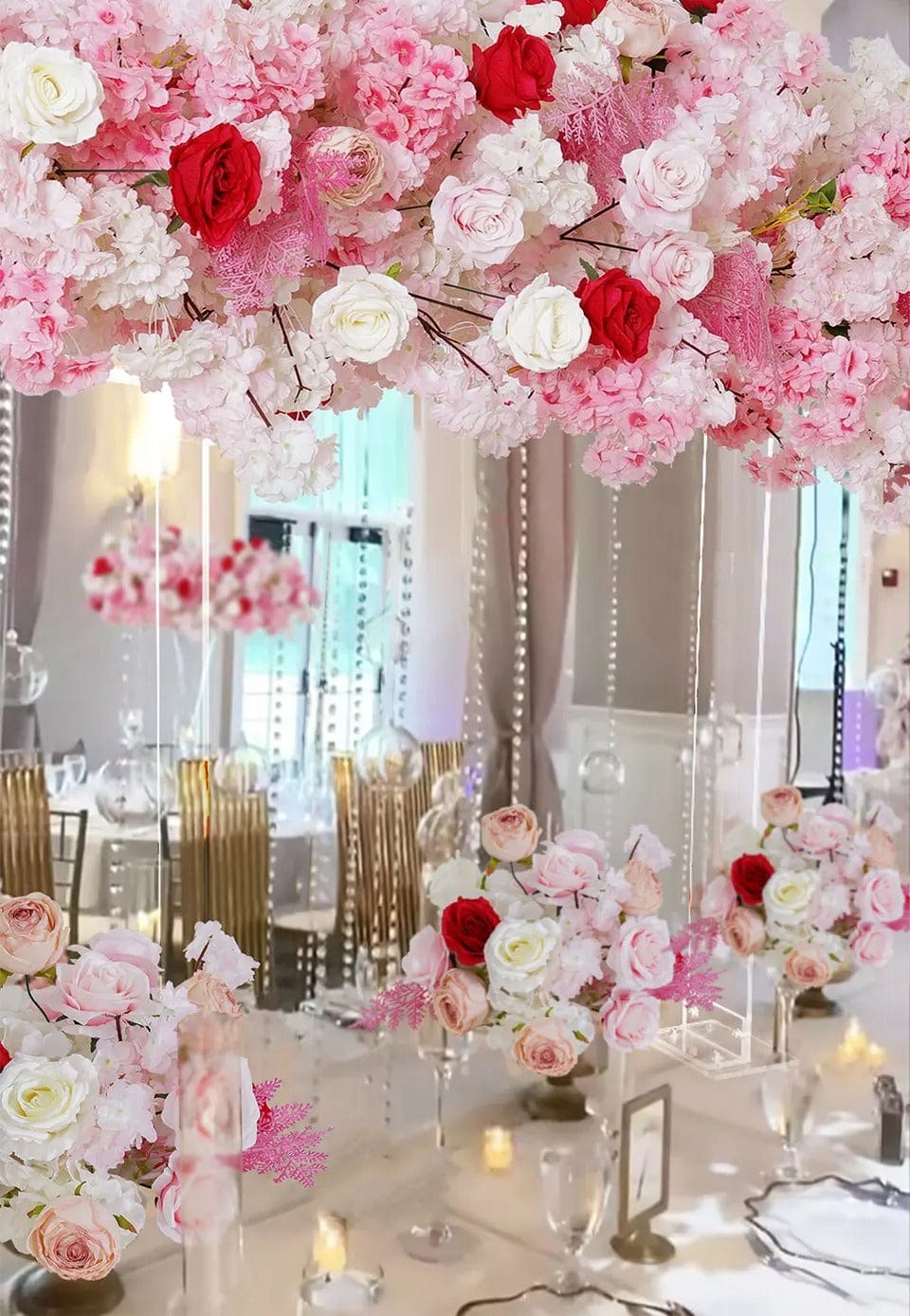 WeddingStory Shop Stunning Pink Cherry Blossom Arrangement - Perfect for Weddings & Events!