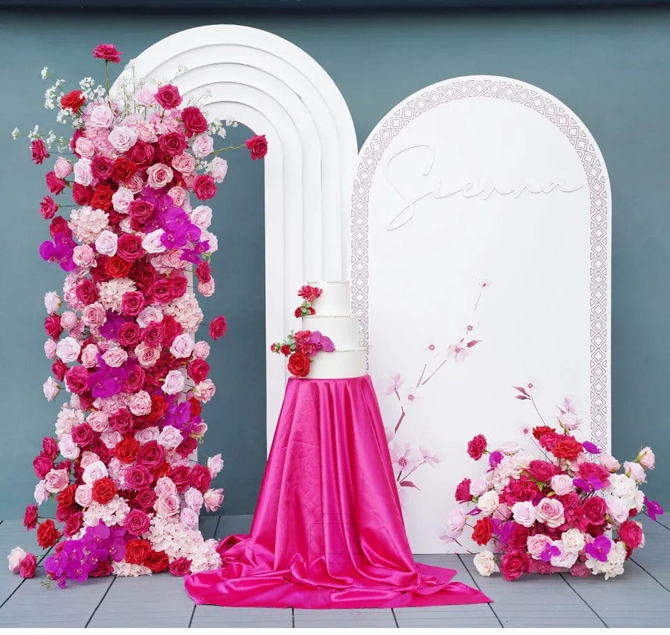 WeddingStory Shop Wedding Backdrop Floral Arrangement  Rose Hydrangea