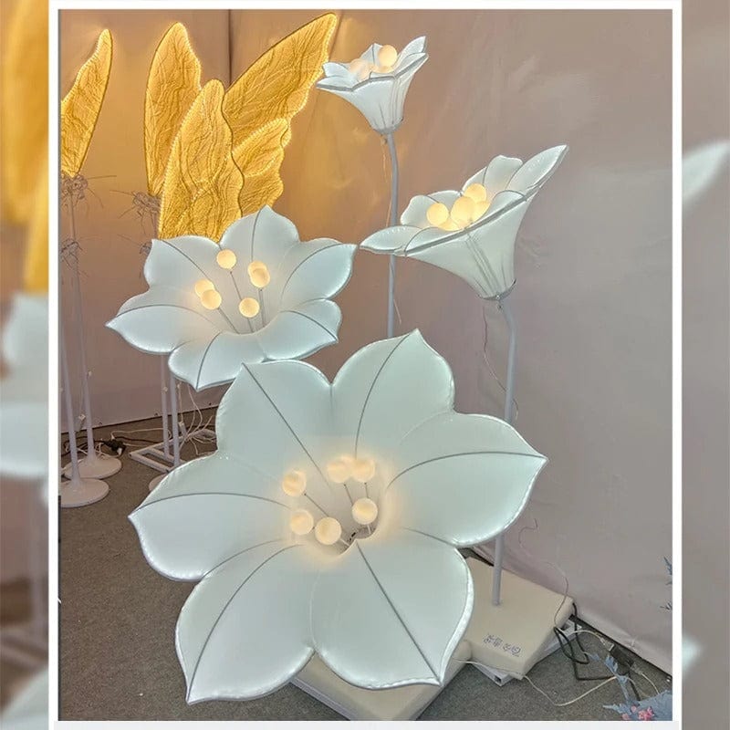 WeddingStory Shop 1 set of 4pcs 4 piece set Flower Wedding LED Decoration