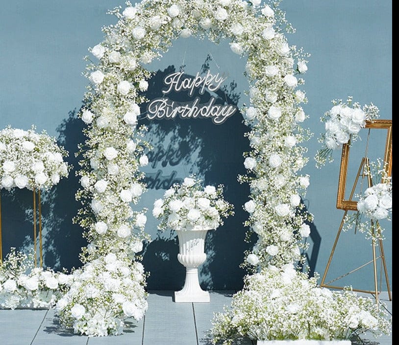 WeddingStory Shop Luxury White Babysbreath artificial flowers for Arch Decoration
