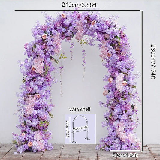 Silk Purple Wedding Flower Arrangement