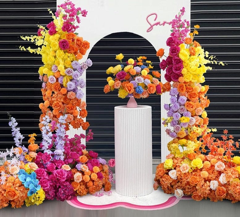 WeddingStory Shop Multicolor Artificial Flower Arch Decor