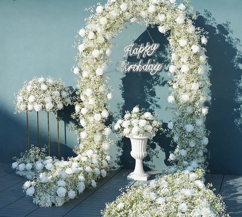 WeddingStory Shop Luxury White Babysbreath artificial flowers for Arch Decoration