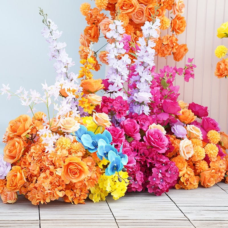 WeddingStory Shop Multicolor Artificial Flower Arch Decor