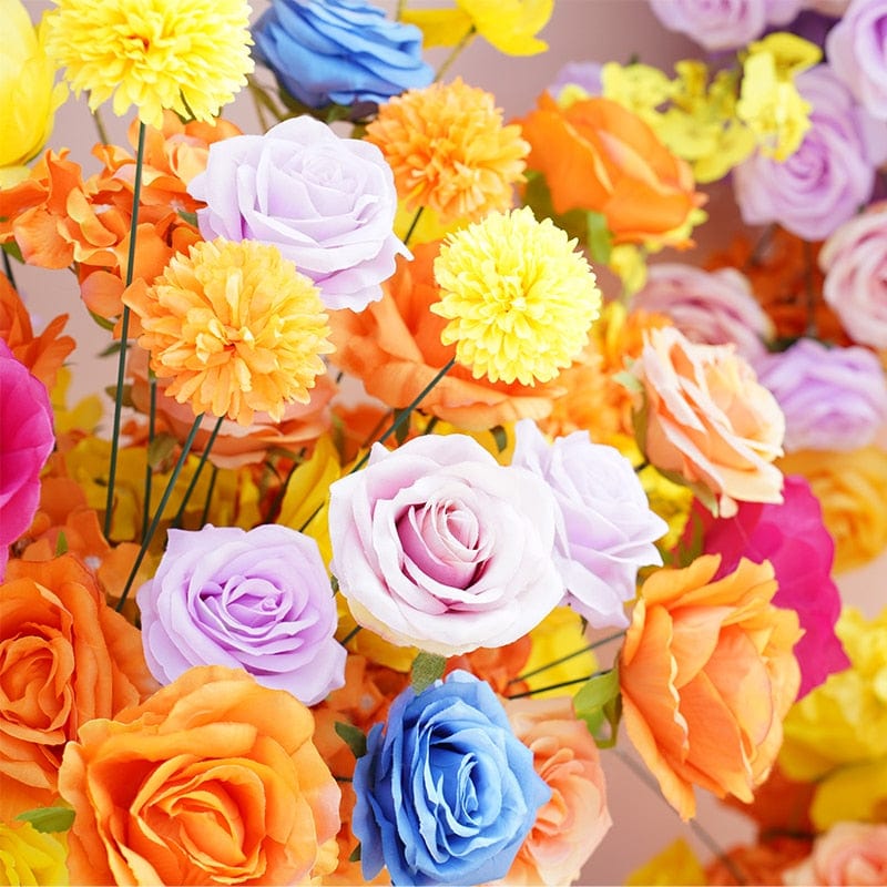 WeddingStory Shop Multicolor Artificial Flower Arch Decor