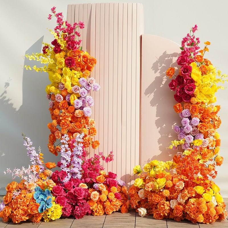 WeddingStory Shop Multicolor Artificial Flower Arch Decor