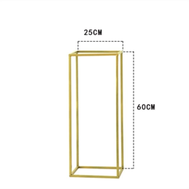 WeddingStory Shop 60 CM Height/ 23 inch Gold  Floor Column Vases Wedding Centerpiece 10 pcs
