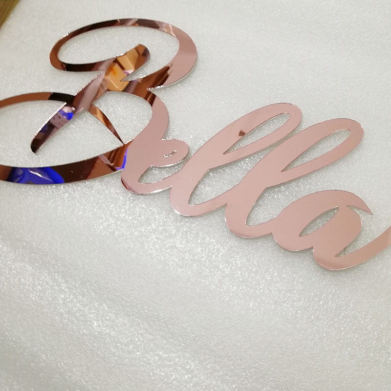 WeddingStory Shop Personalized Acrylic Name Sign