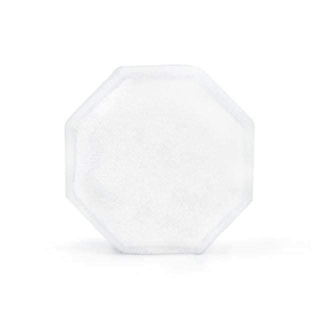 WeddingStory Shop White Single Slot / Silver Text Customized Octagonal Velvet Ring Box Single / Double Slot