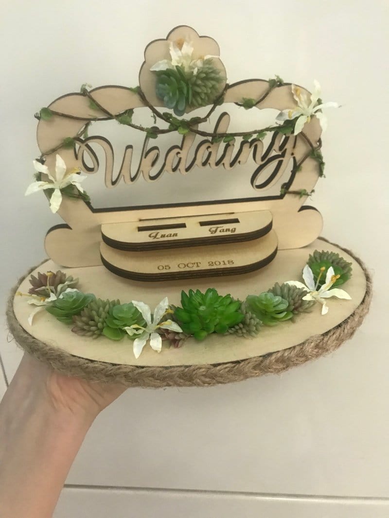 WeddingStory Shop Handmade Personalized Wedding ceremony rustic ring pillow