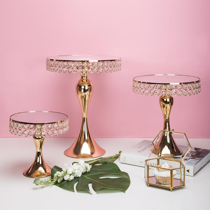 WeddingStory Crystal wedding cake stand set