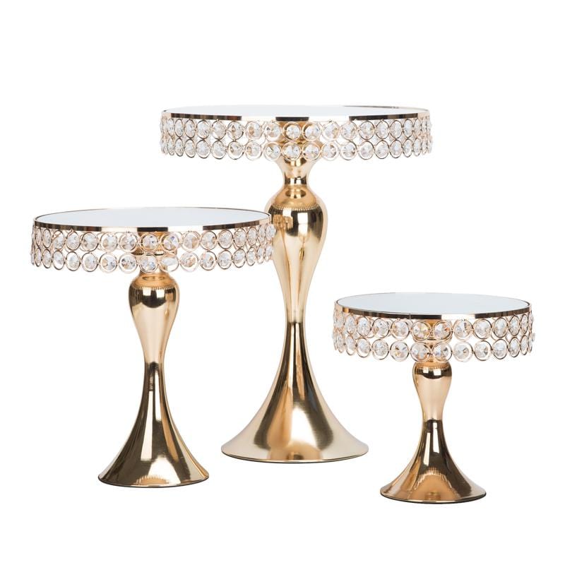 WeddingStory Crystal wedding cake stand set