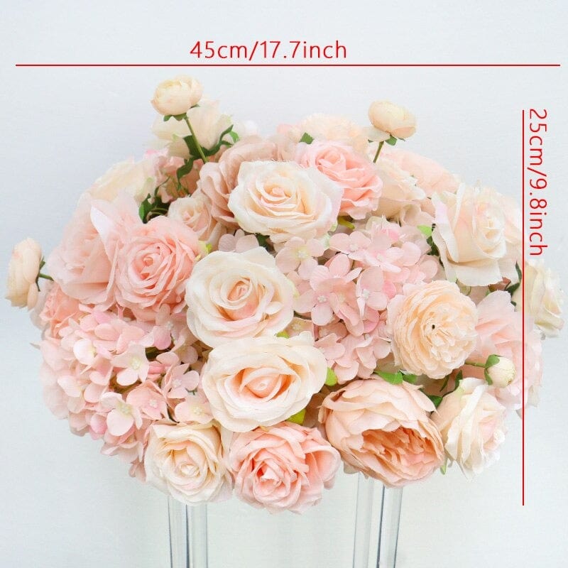WeddingStory Shop Flowers 45cm / 17.7 inch  flower ball pink Floral decorations for the event