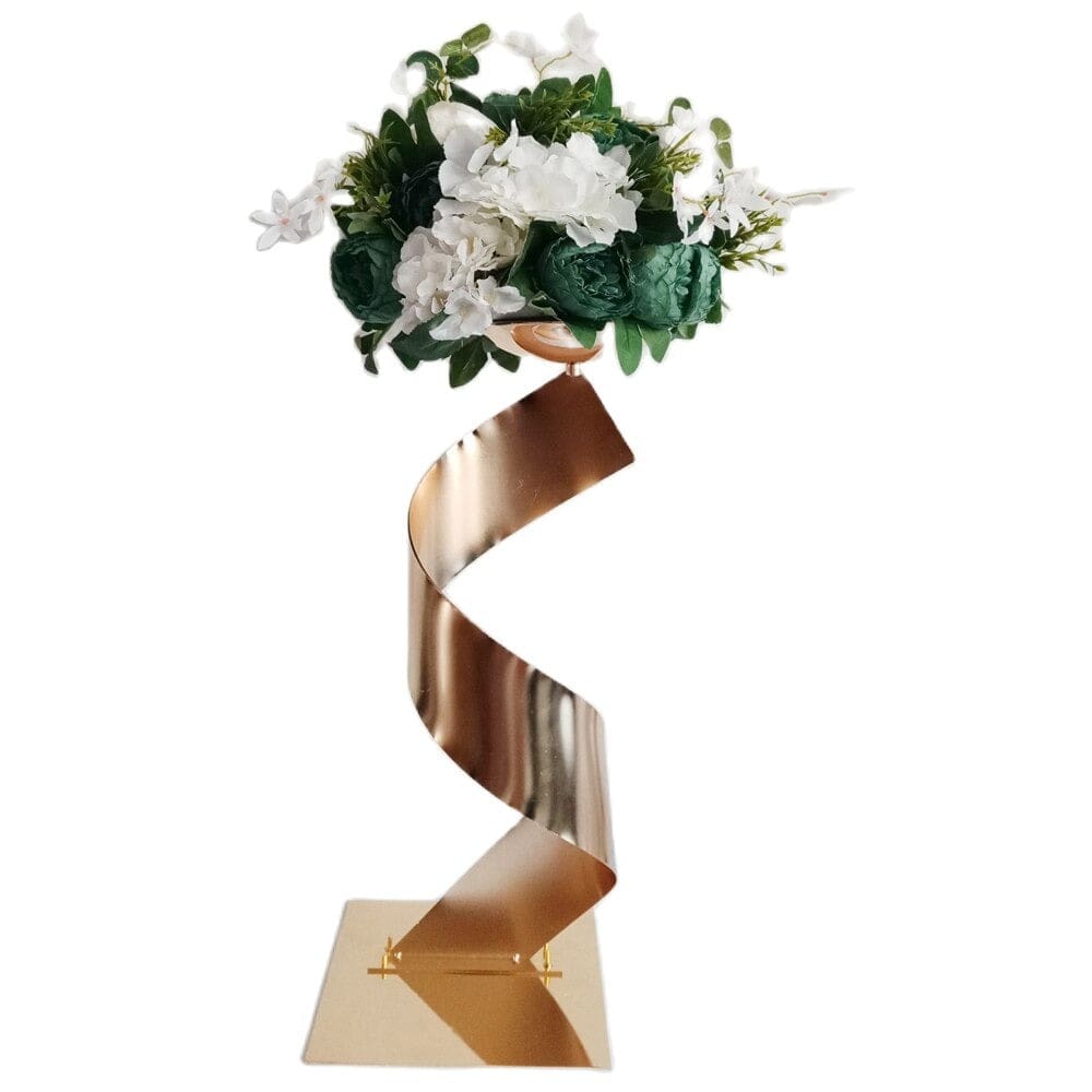 WeddingStory Shop Gold Metal Party flower twisted holder