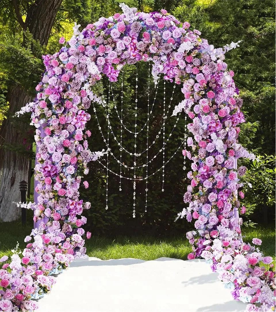 WeddingStory Shop Silk Purple Wedding Flower Arrangement