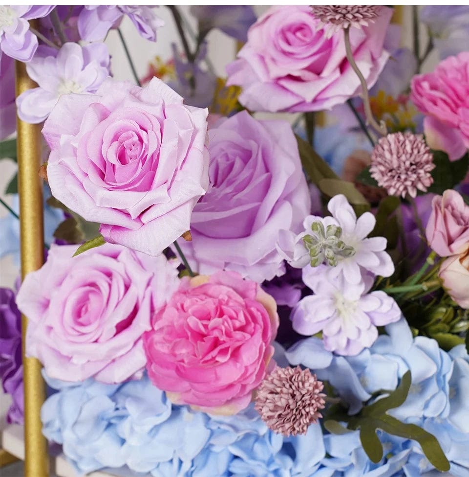 WeddingStory Shop Silk Purple Wedding Flower Arrangement