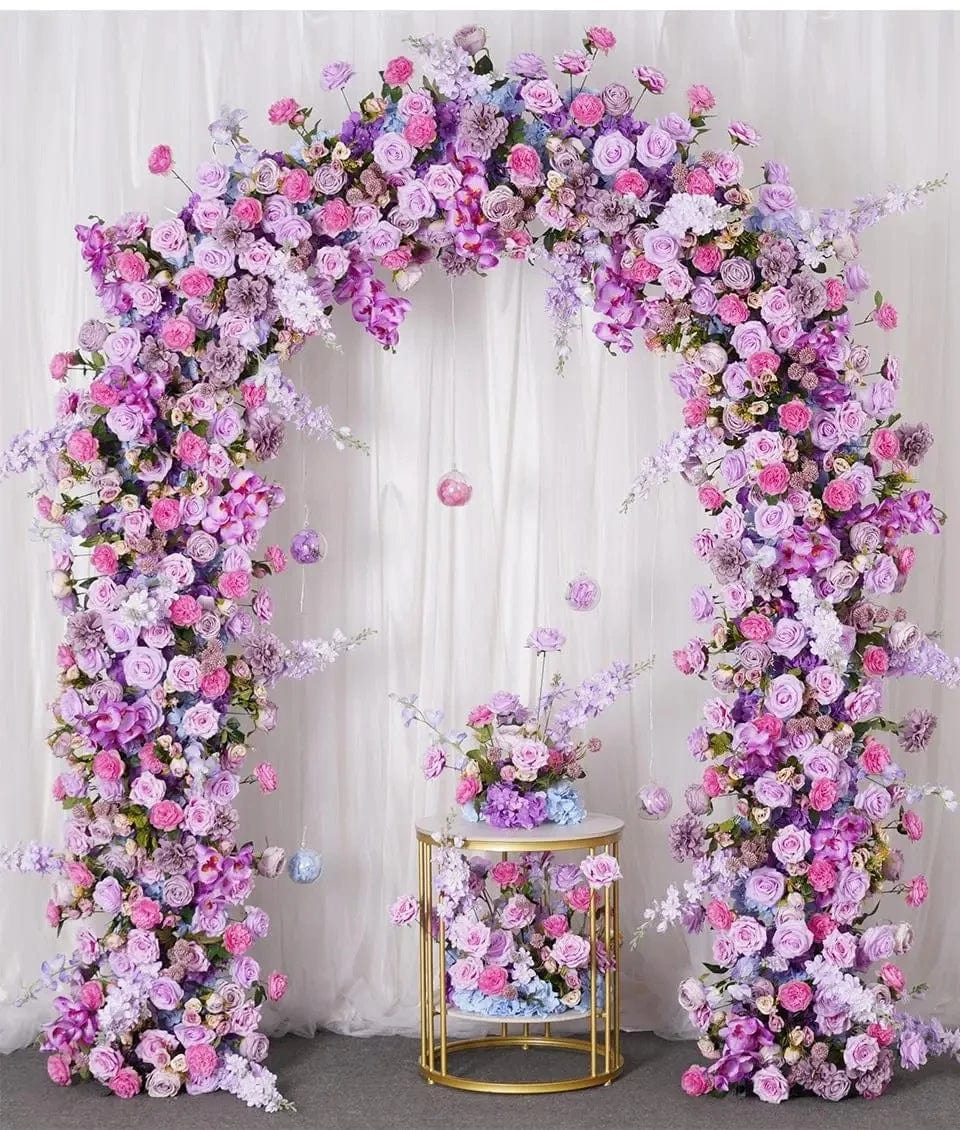 WeddingStory Shop Silk Purple Wedding Flower Arrangement