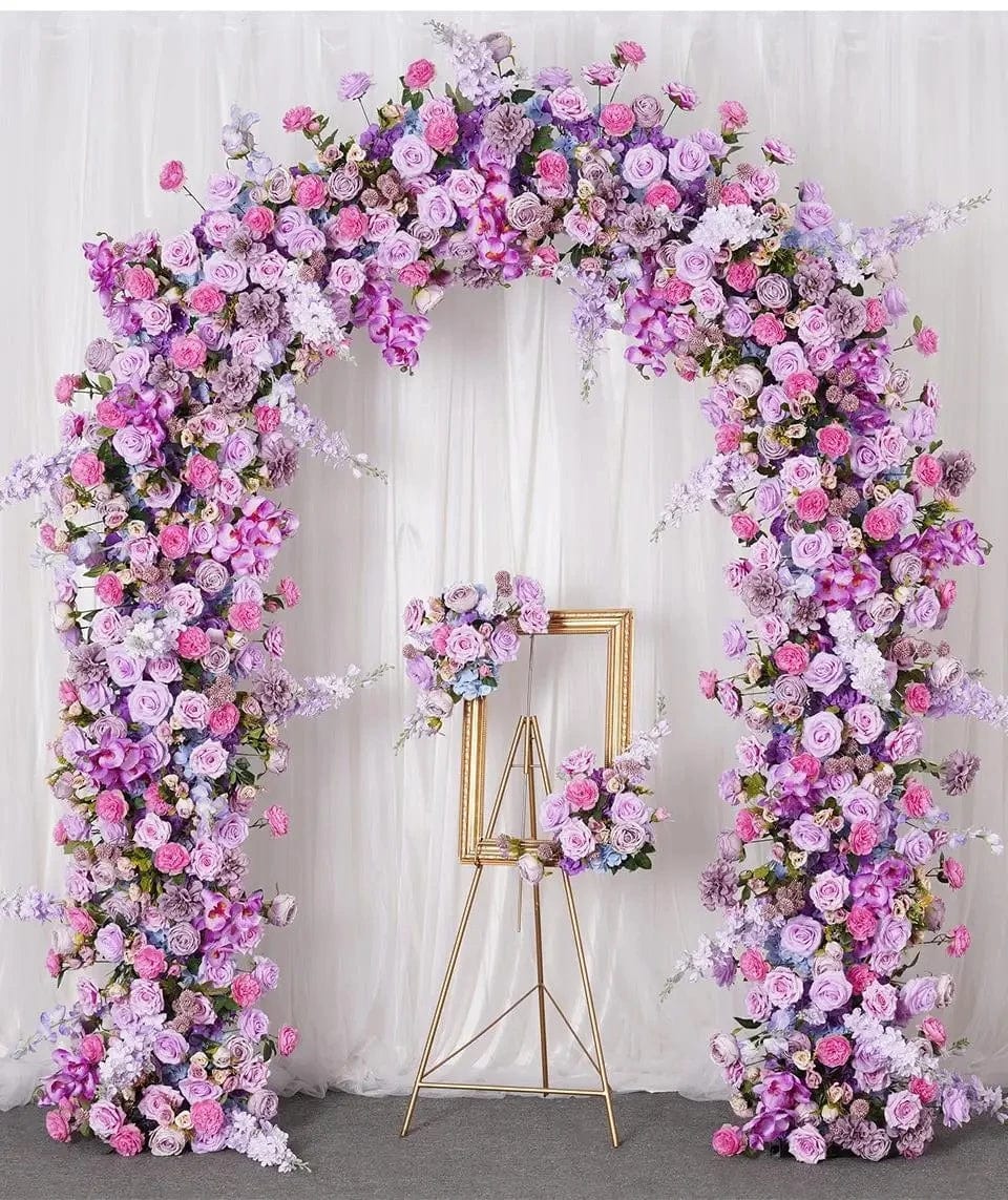 WeddingStory Shop Silk Purple Wedding Flower Arrangement