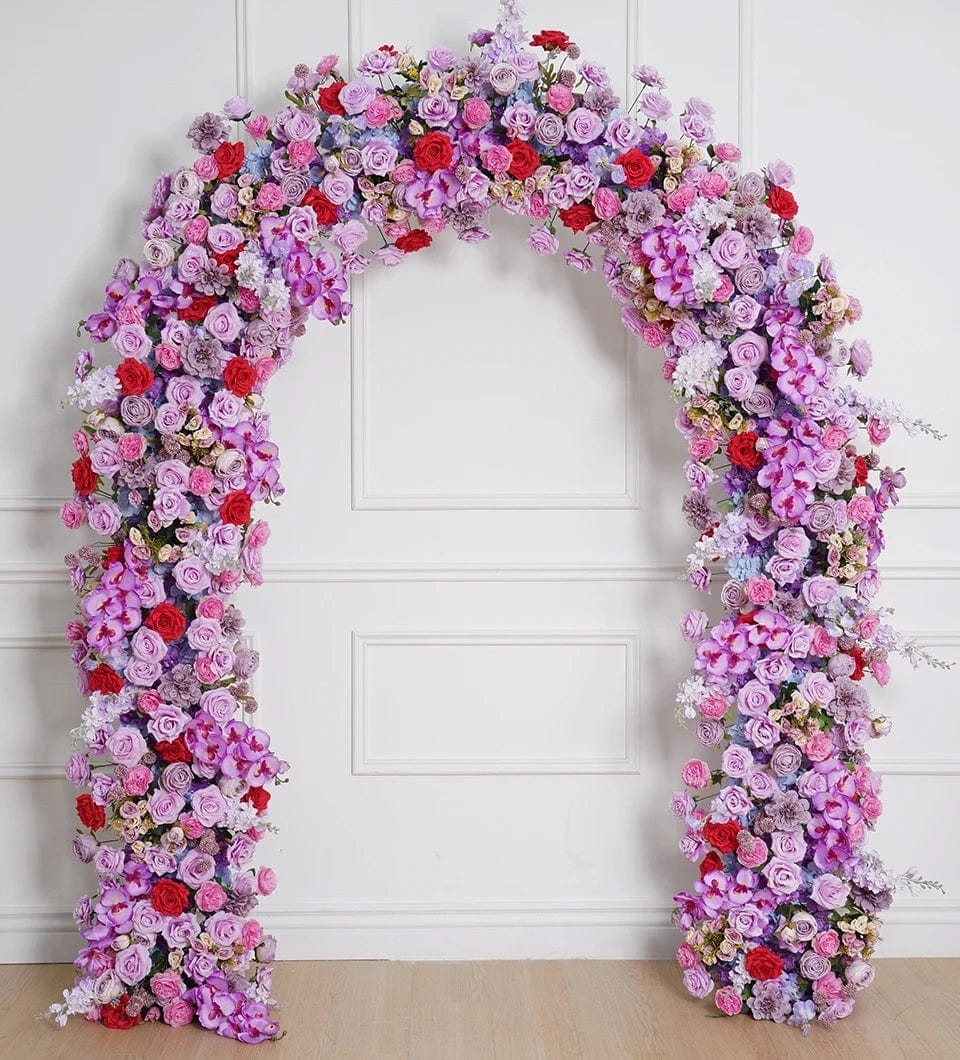 WeddingStory Shop Silk Purple Wedding Flower Arrangement