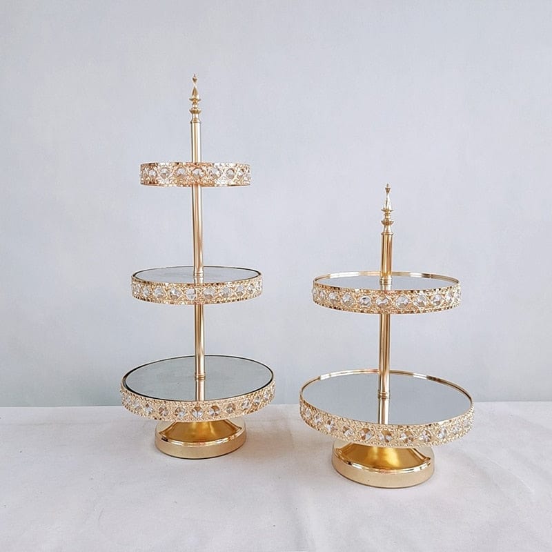 WeddingStory Shop 2pcs in set European Beautiful Tray Display Decoration Cake Stand set