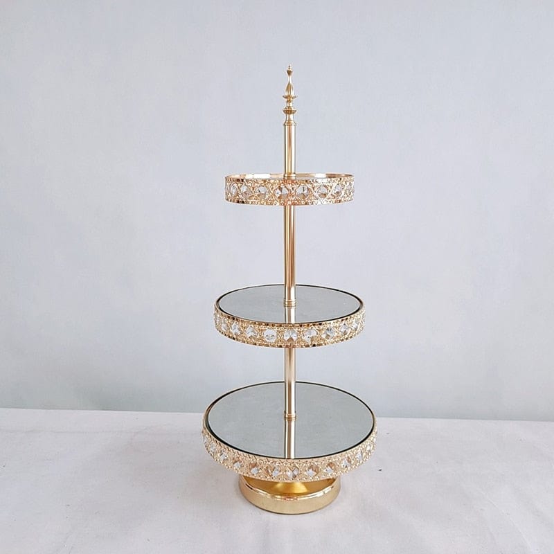 WeddingStory Shop 3 tiers European Beautiful Tray Display Decoration Cake Stand set