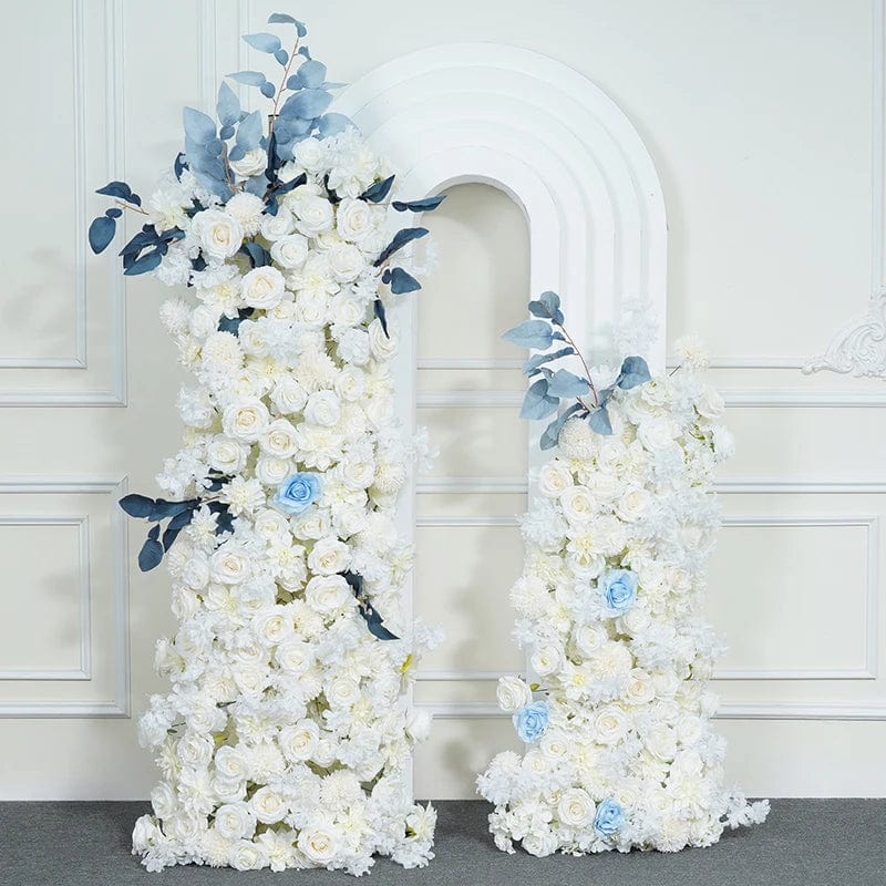 WeddingStory Shop Event Decor Luxury White Blue Wedding Backdrop Arch