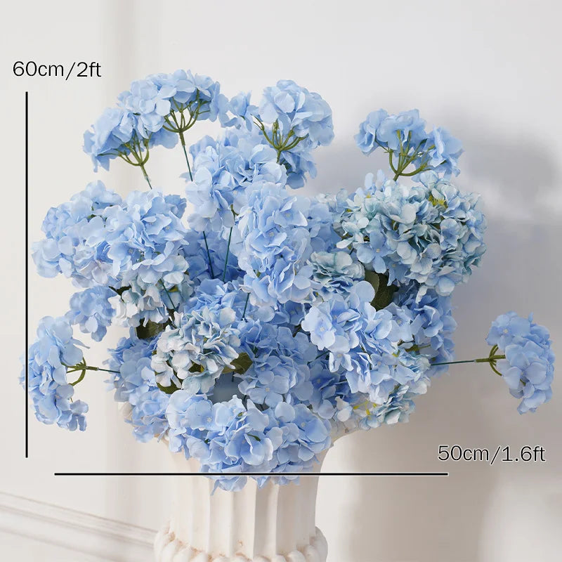 Baby blue Rose Hydrangea Floral Arrangement