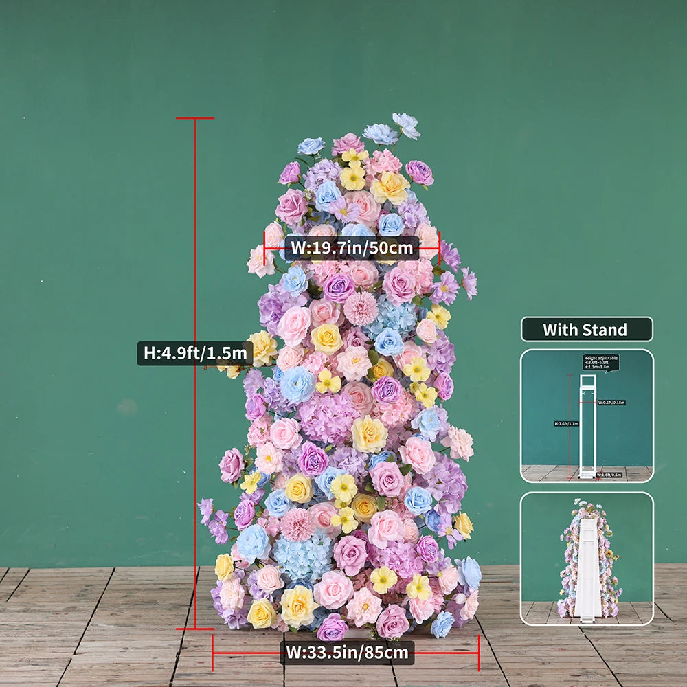 Hydrangea Artificial Flower Arrangement Event Backdrop Decor