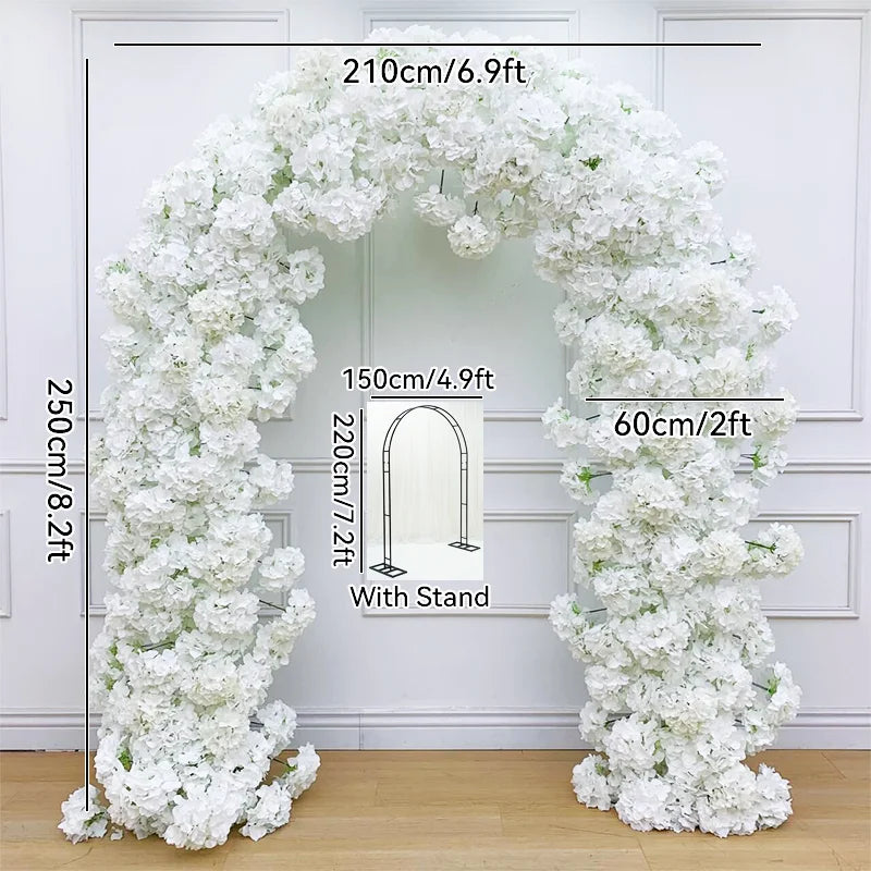 Baby blue Rose Hydrangea Floral Arrangement