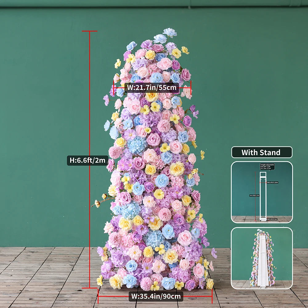 Hydrangea Artificial Flower Arrangement Event Backdrop Decor