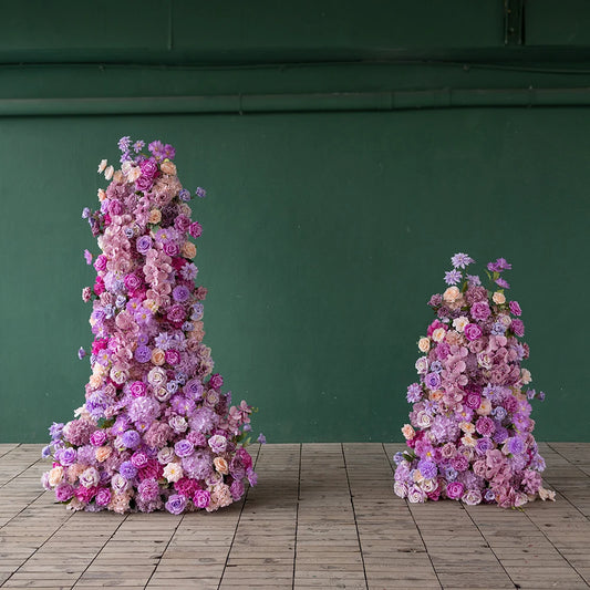 Wedding Floral Arrangements Customized Purple Series Rose Hydrangea Orchid