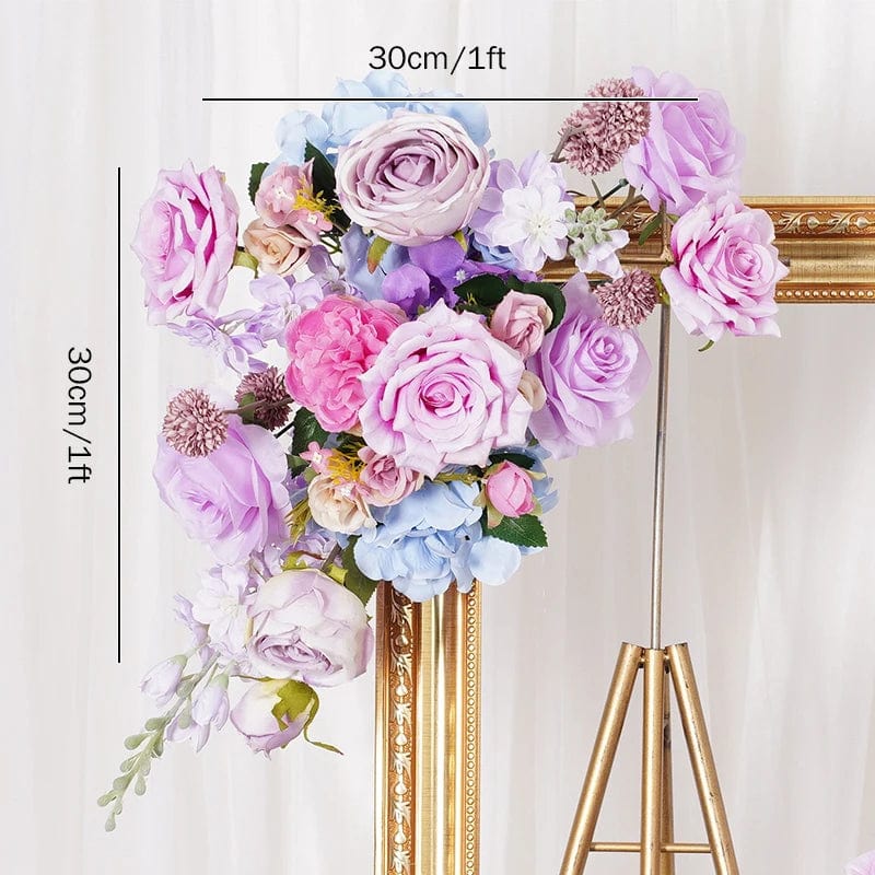 WeddingStory Shop 30cm welcome flowerB Silk Purple Wedding Flower Arrangement