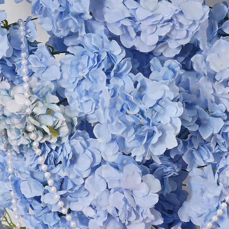 Baby blue Rose Hydrangea Floral Arrangement
